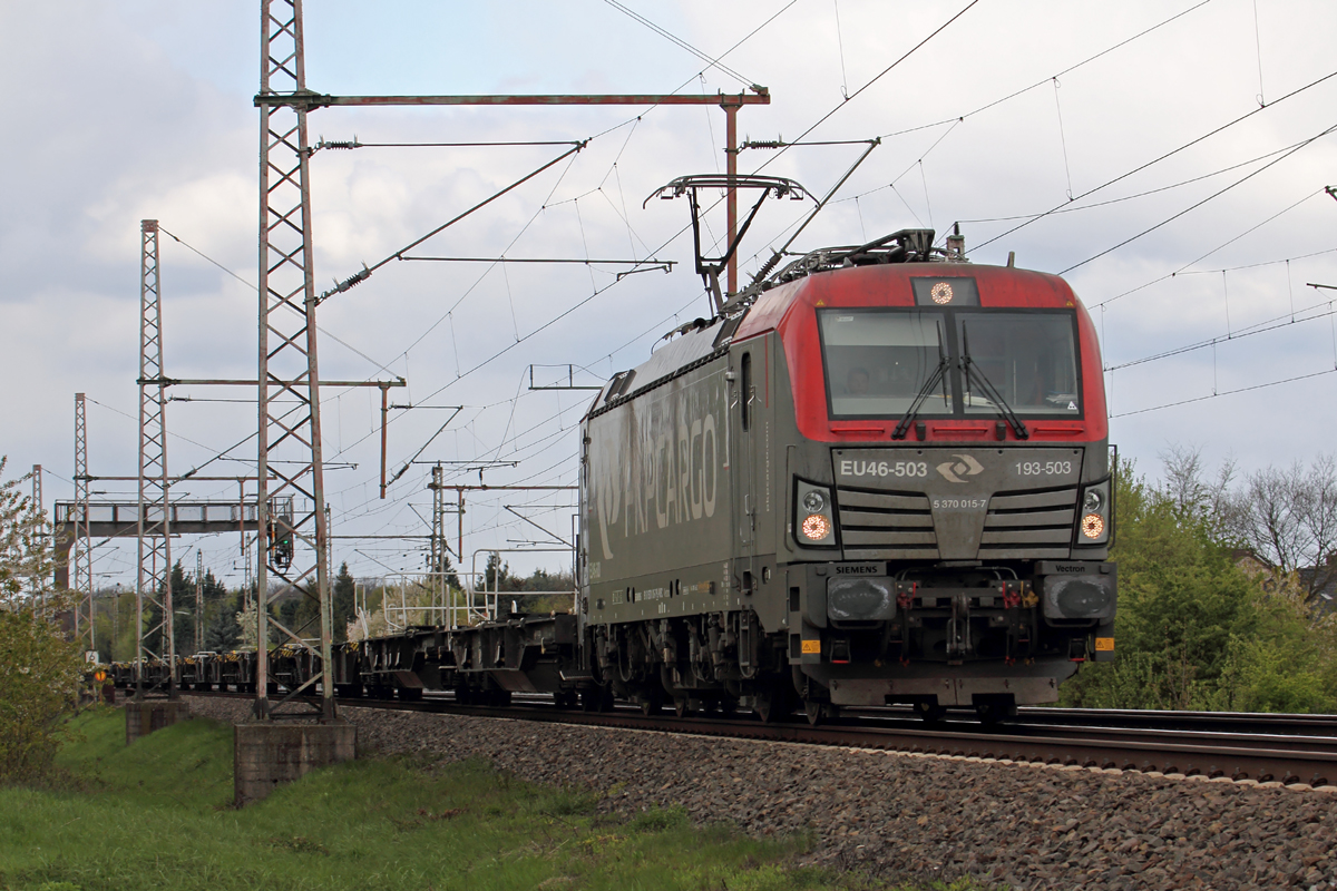 PKP Cargo 193-503 durchfährt Dedensen-Gümmer 19.4.2017