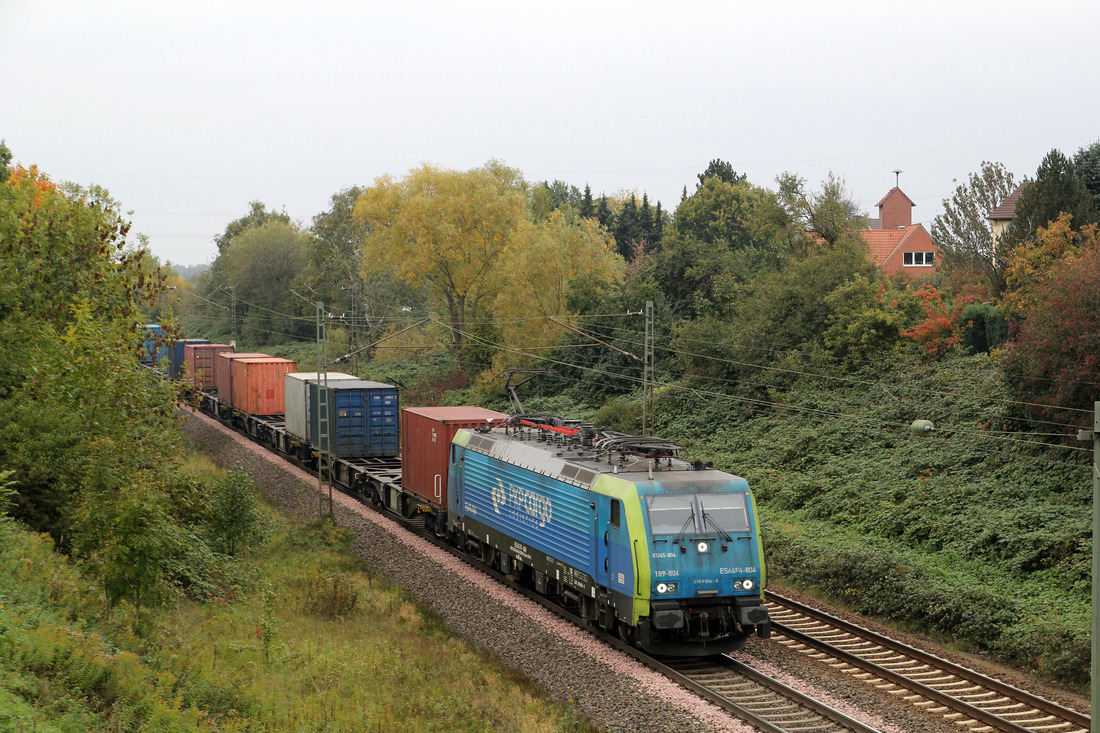 PKP Cargo EU45-804 (189 804) // Bückeburg (Ortsteil Evesen) // 13. Oktober 2015