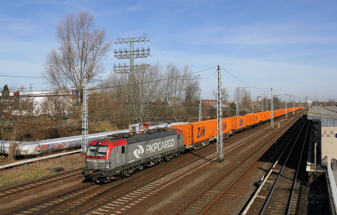 PKP Cargo EU46-514 // Berlin (Höhe S-Bahn-Station Springpfuhl) // 7. April 2018