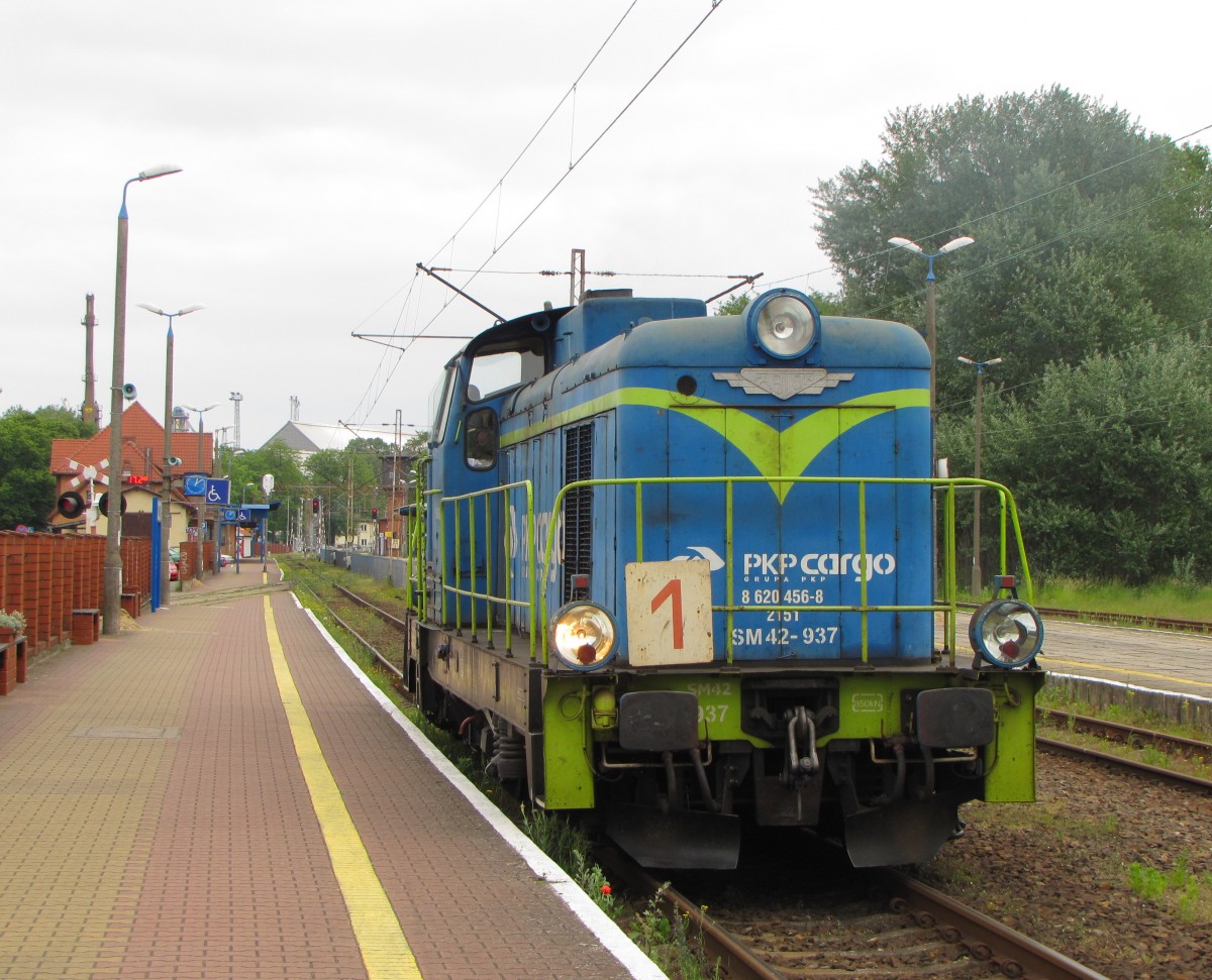 PKP cargo SM 42-937 am 31.05.2014 in Swinoujscie.