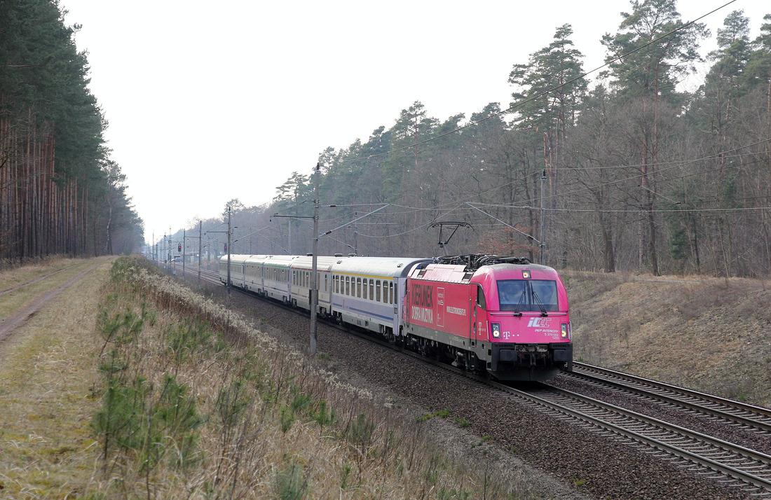 PKP IC 5 370 002 wurde am 24. März 2018 Im Bereich der Station Fangschleuse fotografiert.