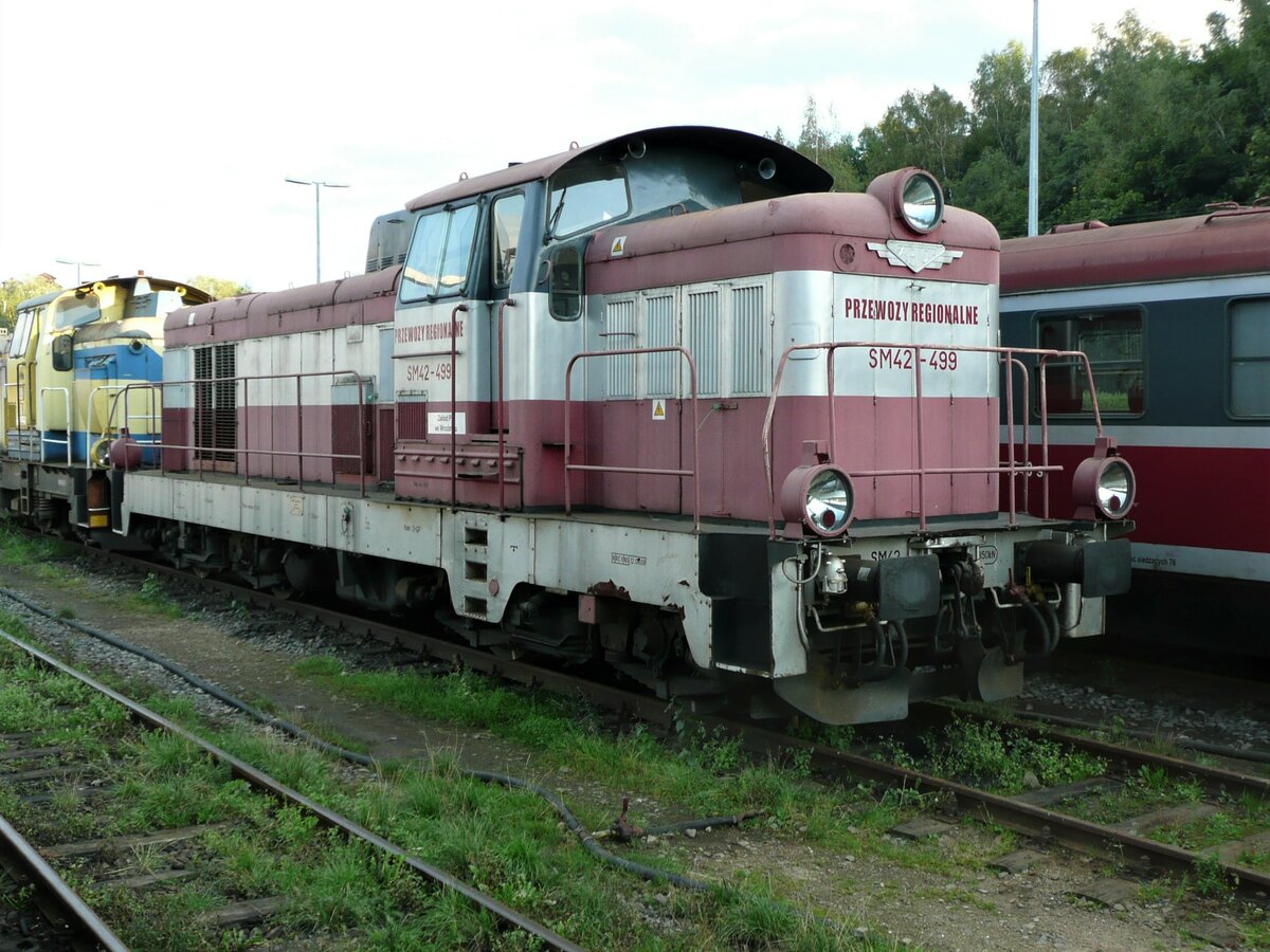 PKP SM42-499, fotografiert im Bahnhof Jelenia Gora am 08.07.2010