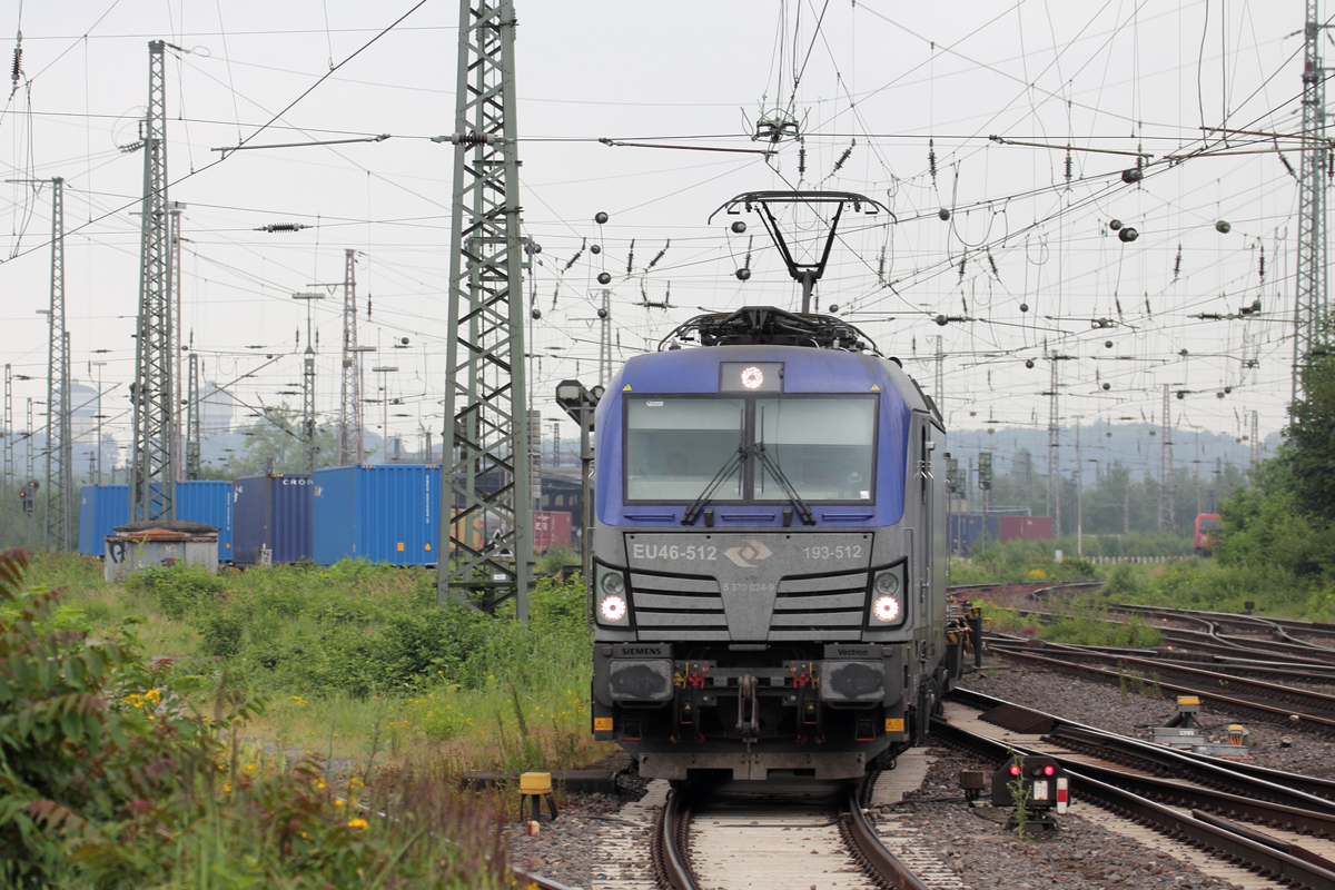 PKPC 193-512 aufgenommen vom Bahnsteigende Gleis 12/13 in Hamm(Westfl.) 9.6.2022