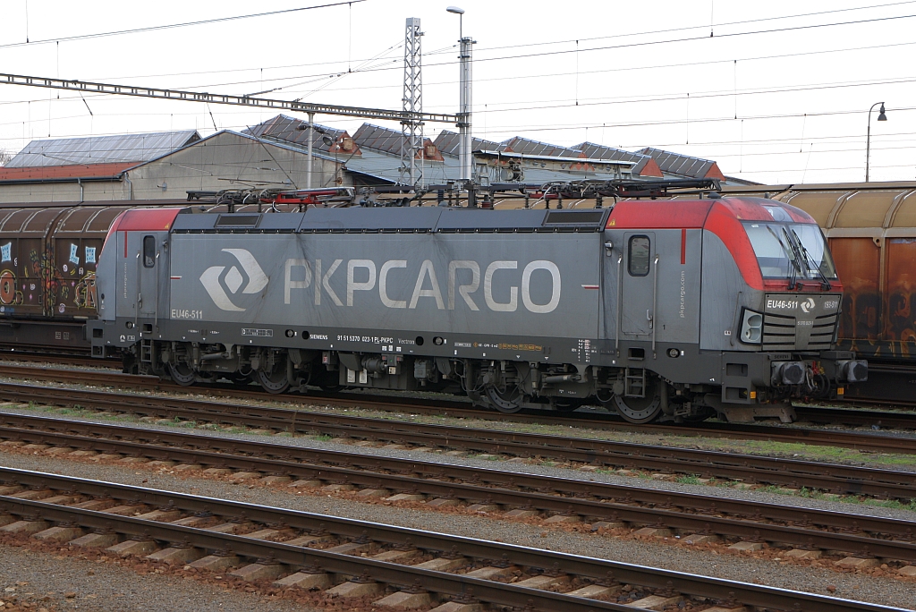 PKPC 5 370 023-1 am 30.November 2018 im Bahnhof Breclav.