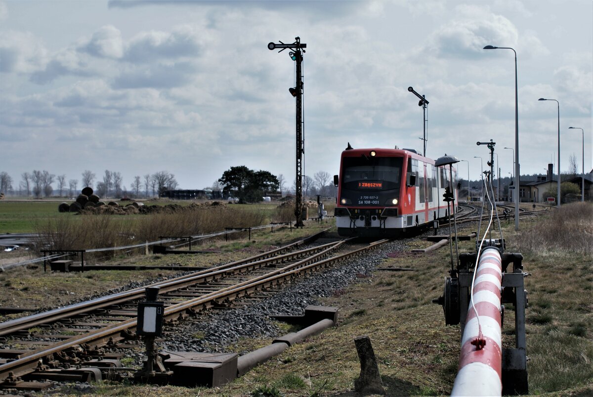 Polen Koleje Wielkopolska Strecke 328 LesznoWolsztynZbąszynek SA108
