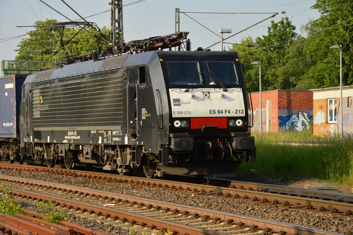 Portrait der 189 213 in Rheydt Hbf. 5.5.2014
