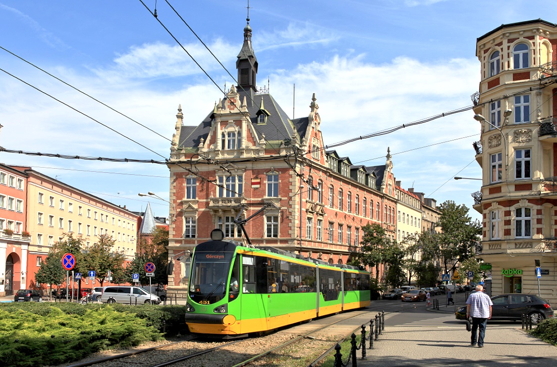 Poznań Tw 451, Plac Cyryla Ratajskiego, 24.08.2017.
