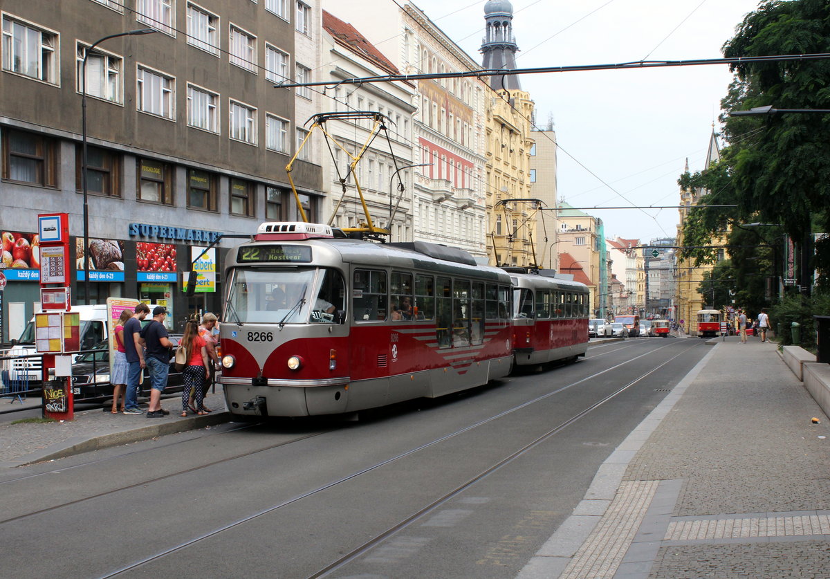 Praha / Prag SL 22 (T3RPLF 8266) Karlovo námestí am 23. Juli 2016.