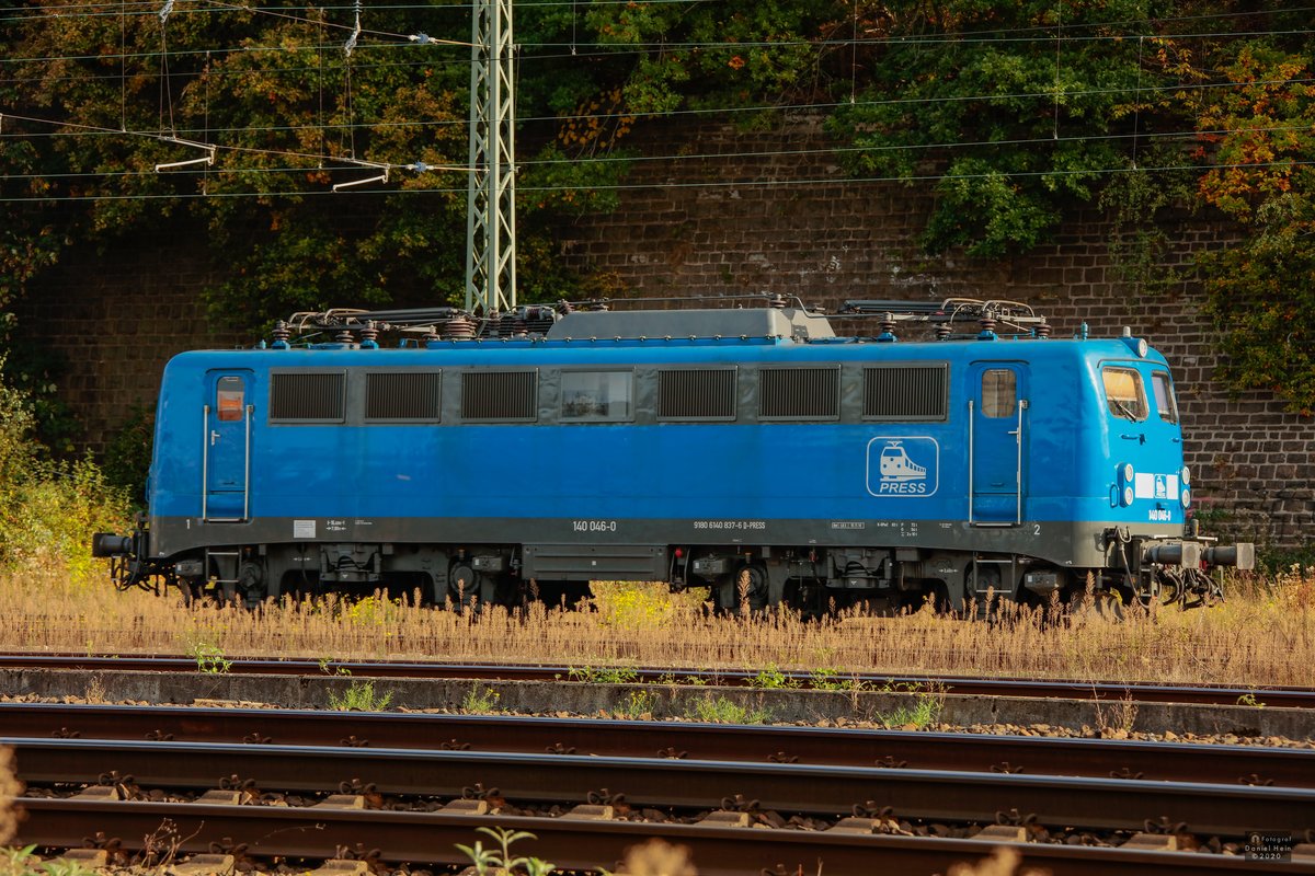 PRESS 140 046-0 in Wuppertal Steinbeck, Oktober 2020.