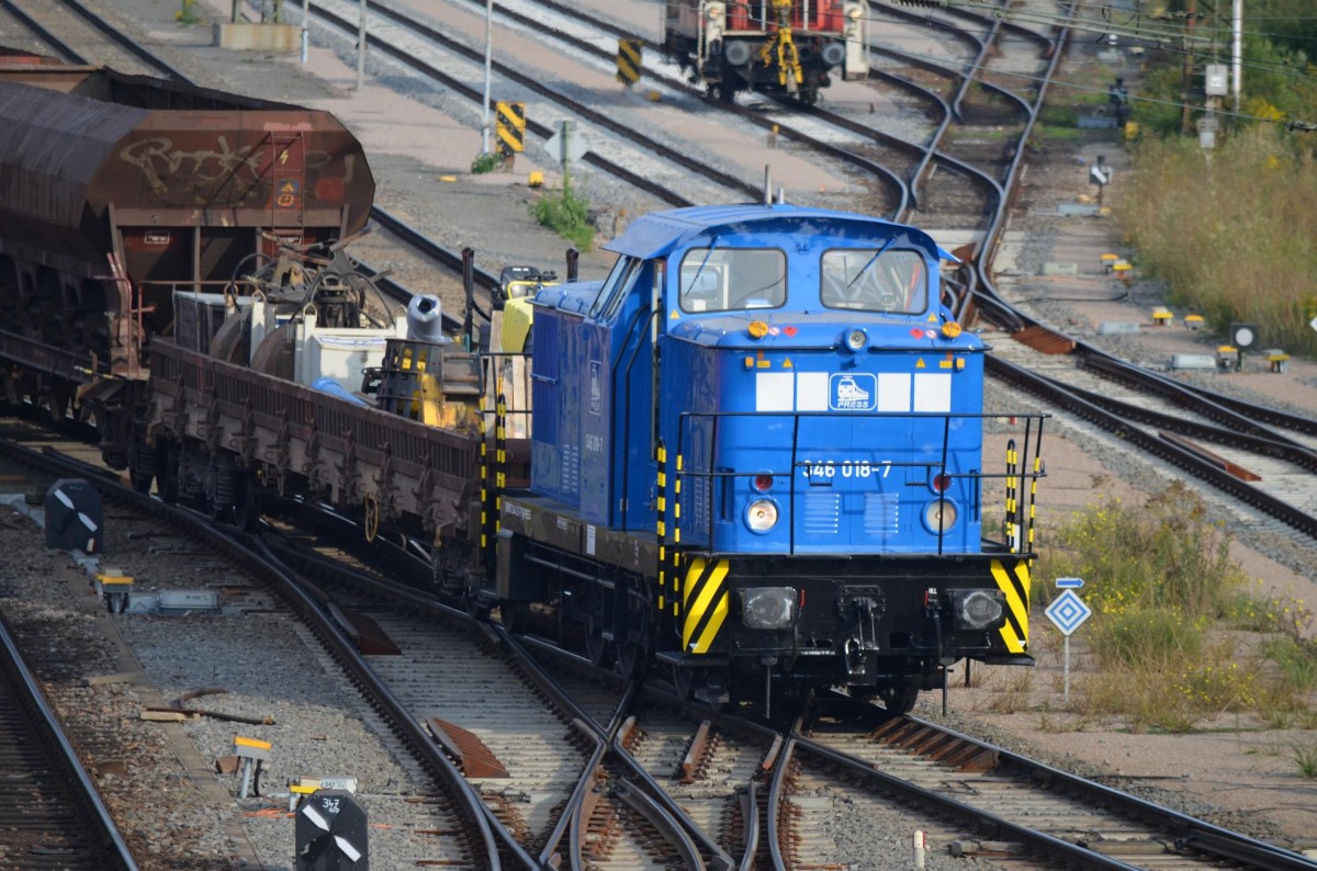 PRESS 346 018-7 (345 211-7) in Leipzig Engelsdorf 05.10.2015 