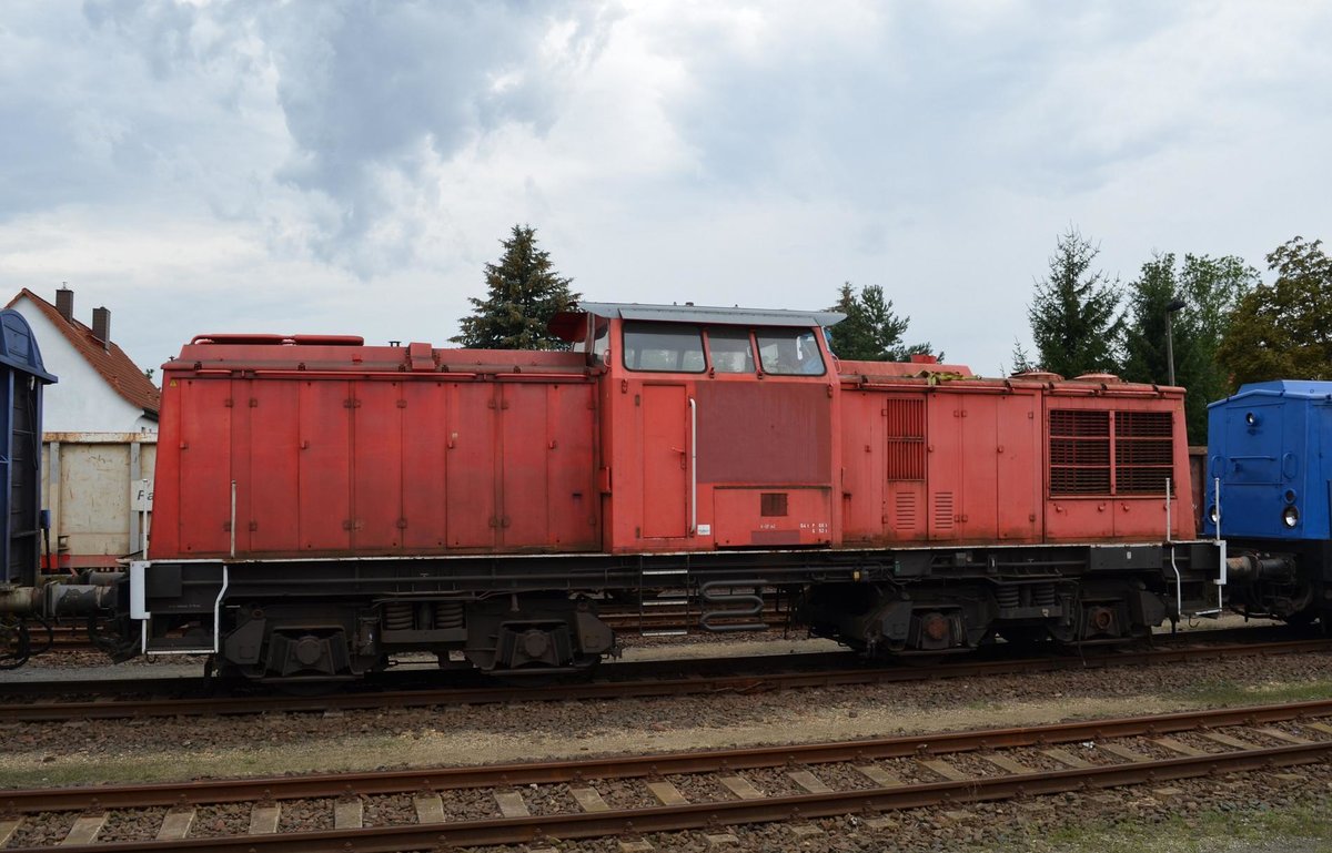 PRESS Ersatzteilspender ex MEG 104 / 204 469-1 in Espenhain 30.07.2017