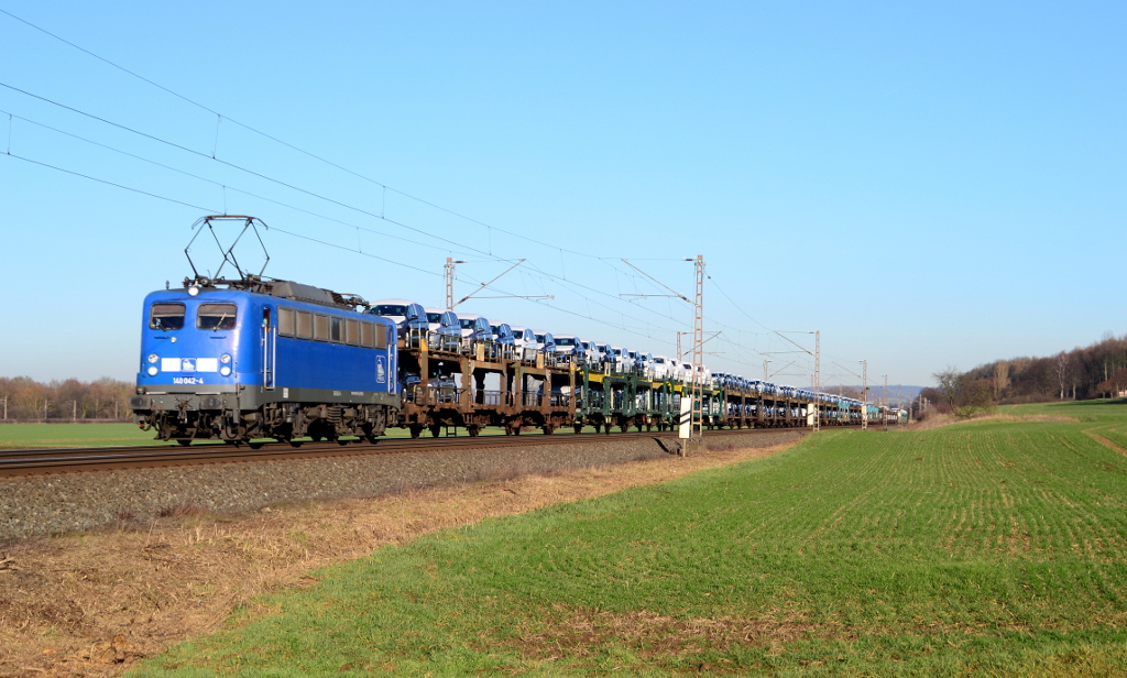 Press/Integro 140 042 mit DGS 91011 Bremen Rbf - München Milbertshofen am 29.12.2016 bei Nörten-Hardenberg