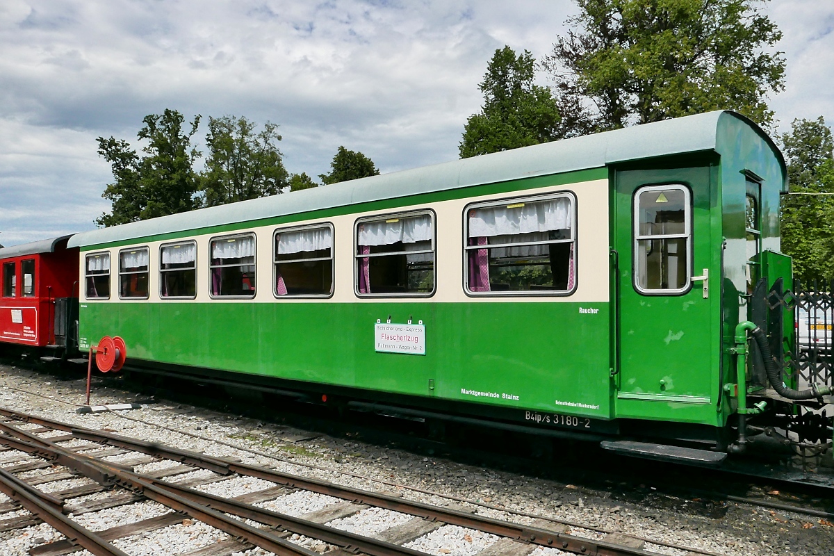 Pullmann-Wagon Nr. 2 der Stainzer Lokalbahn im Bahnhof Stainz, 04.08.2019