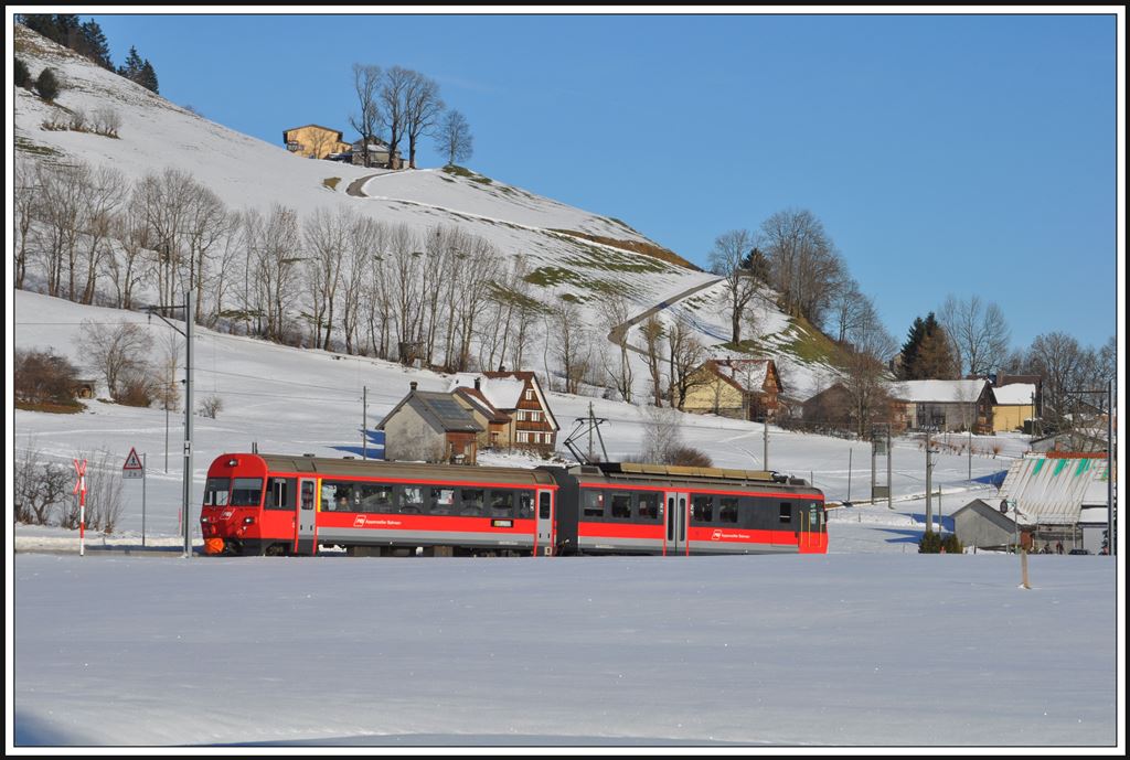 R3139 beim Rietli auf der Strecke Gais - Altstätten Stadt. (05.12.2013)