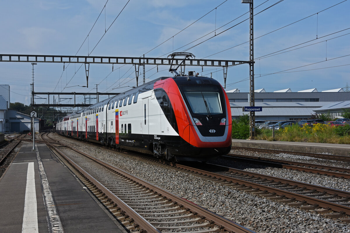 RABDe 502 002-4 Twindexx durchfährt den Bahnhof Rupperswil. Die Aufnahme stammt vom 07.09.2021.