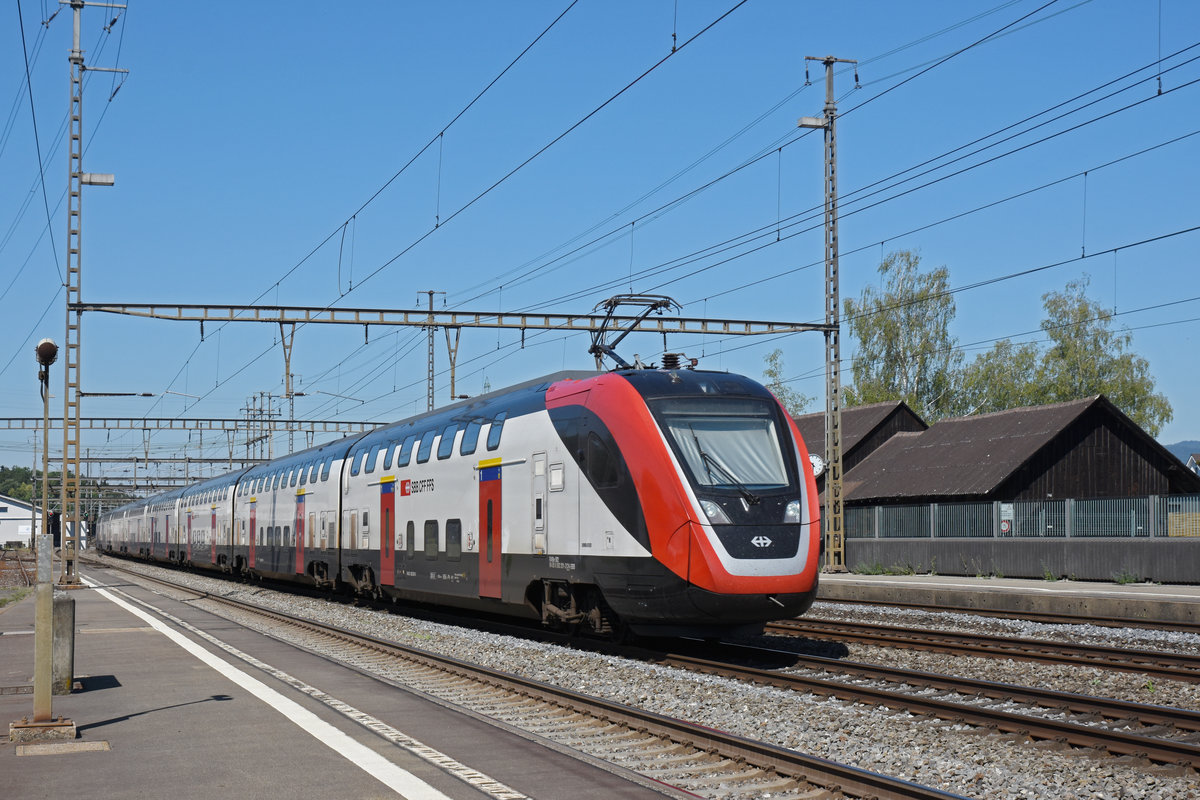 RABe 502 201-2 Twindexx durchfährt den Bahnhof Rupperswil. Die Aufnahme stammt vom 24.06.2020.