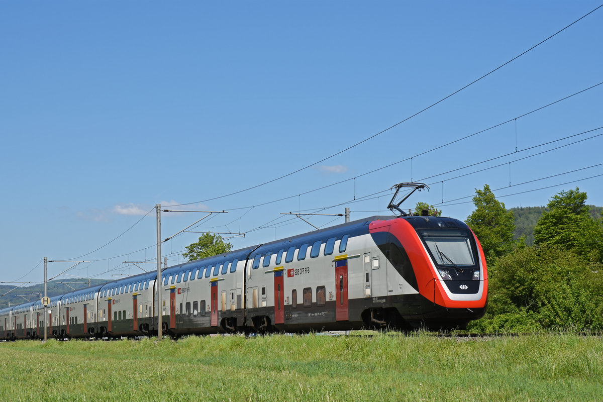 RABe 502 207-9 fährt Richtung Bahnhof Itingen. Die Aufnahme stammt vom 14.05.2019.