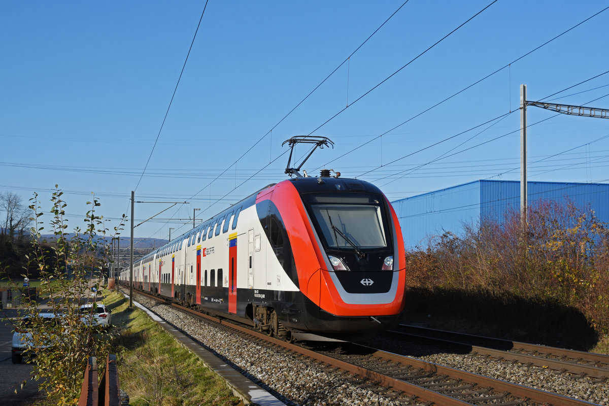 RABe 502 209-5 Twindexx fährt Richtung Bahnhof Lausen. Die Aufnahme stammt vom 03.12.2019.