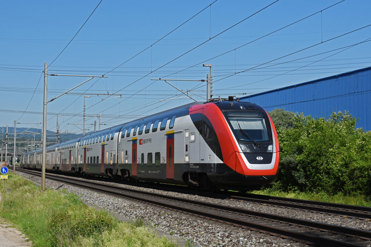 RABe 502 209-5 Twindexx fährt Richtung Bahnhof Itingen. Die Aufnahme stammt vom 19.05.2020.