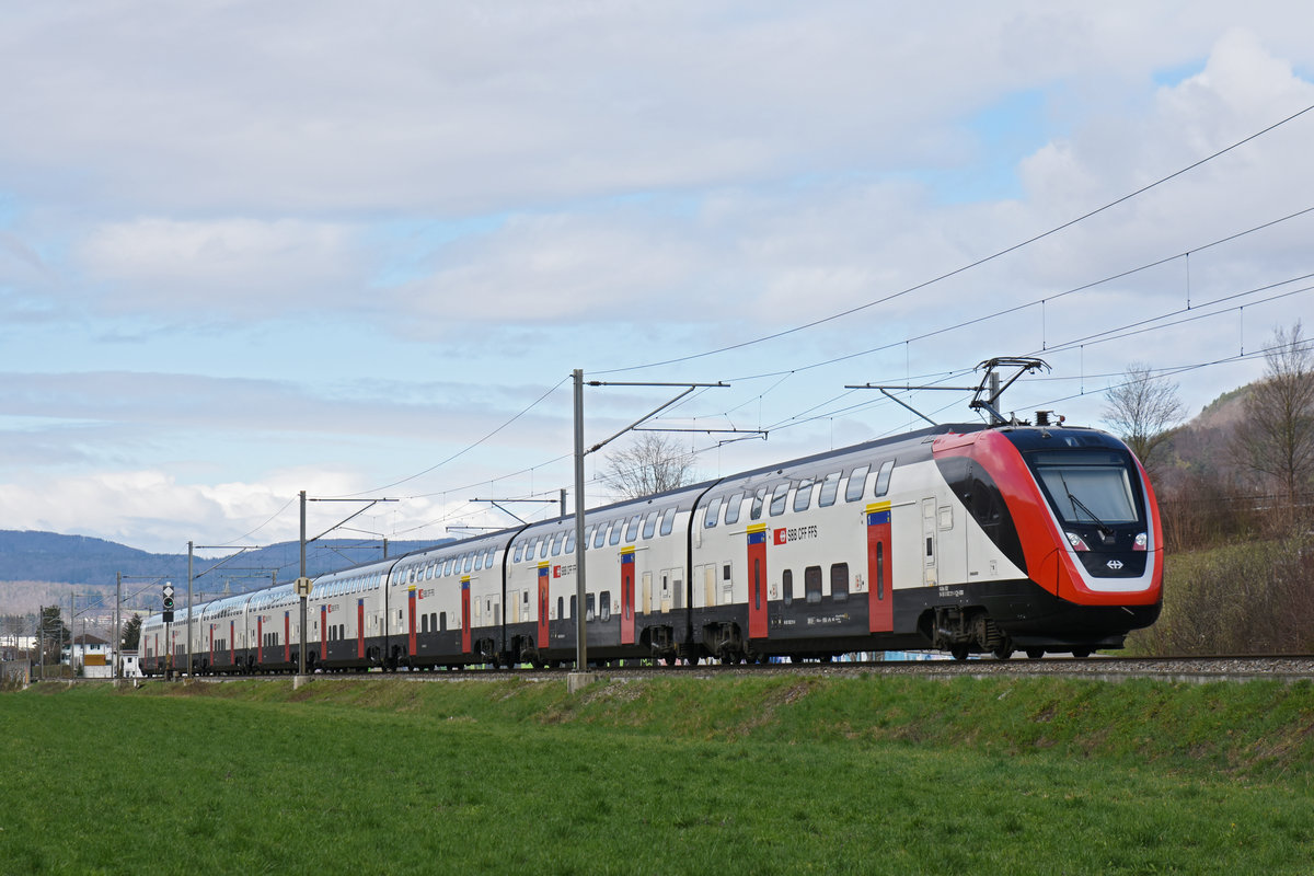 RABe 502 211-1 fährt Richtung Bahnhof Itingen. Die Aufnahme stammt vom 18.03.2019.