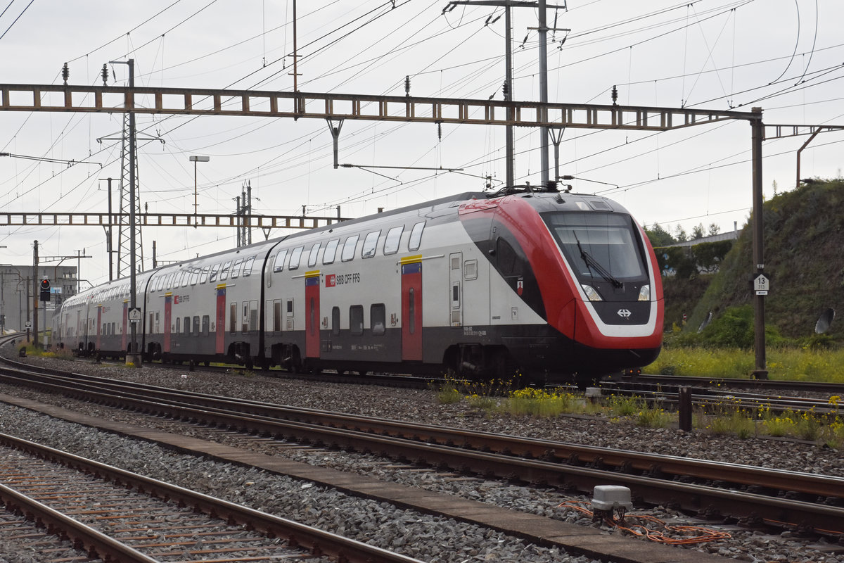 RABe 502 211-1 Twindexx durchfährt den Bahnhof Pratteln. Die Aufnahme stammt vom 09.06.2020.