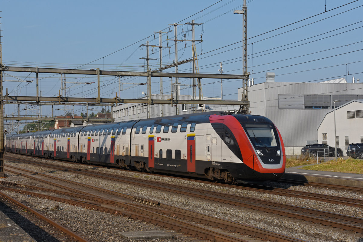 RABe 502 216-0 Twindexx durchfährt den Bahnhof Rupperswil. Die Aufnahme stammt vom 14.09.2020.