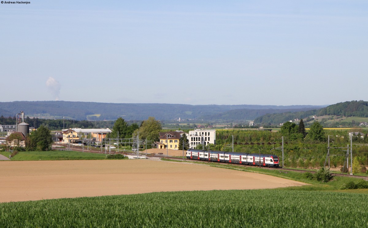 RABe 511 *** als S* nach Schaffhausen bei Rafz 10.5.15