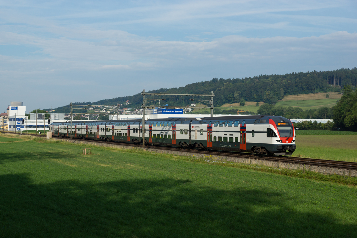 RABe 511 020-0 befindet sich am 28.06.2014 bei Schönenwerd.