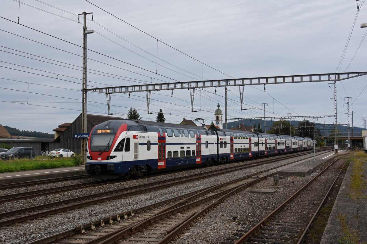 RABe 511 039 durchfährt den Bahnhof Rupperswil. Die Aufnahme stammt vom 25.08.2020.