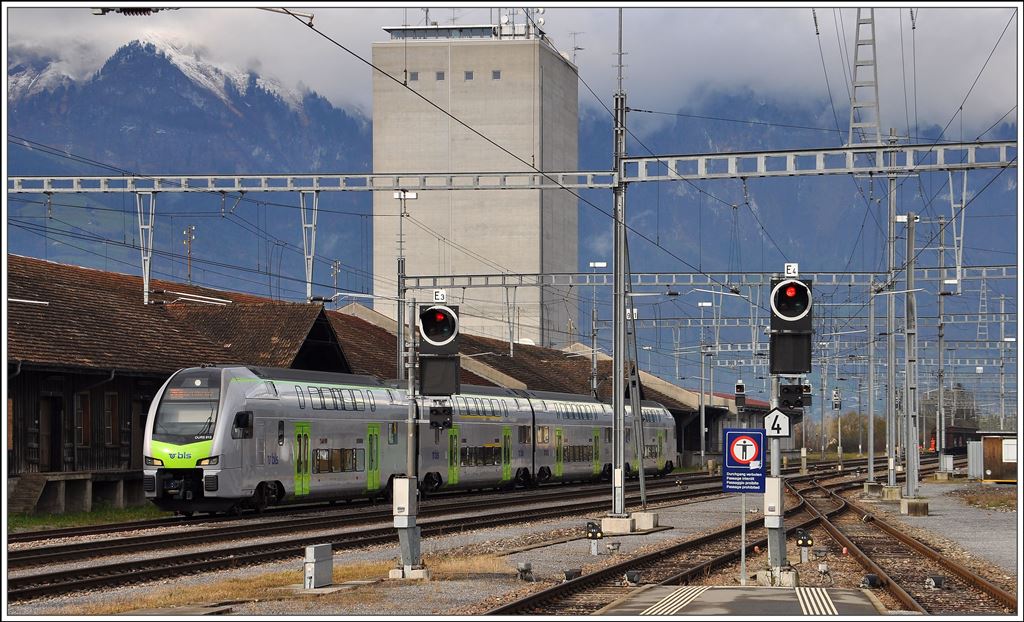 RABe 515 MUTZ der BLS auf Probefgahrt in Buchs SG, (19.11.2014)