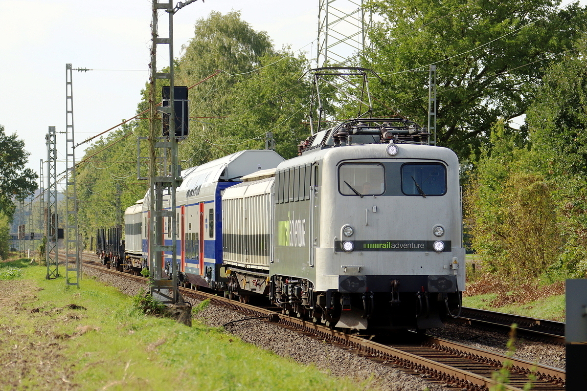 RADVE 139 558-1 auf der Hamm-Osterfelder Strecke am B� KM 66,758 Kerstheiderstr. mit einer f�r Israel bestimmten �berf�hrung 30.9.2026