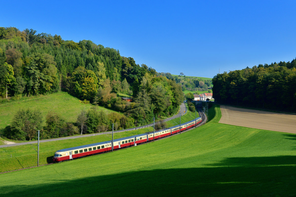 RAe TEE II 1053 bei einer Sonderfahrt am 23.09.2017 bei Rafz. 