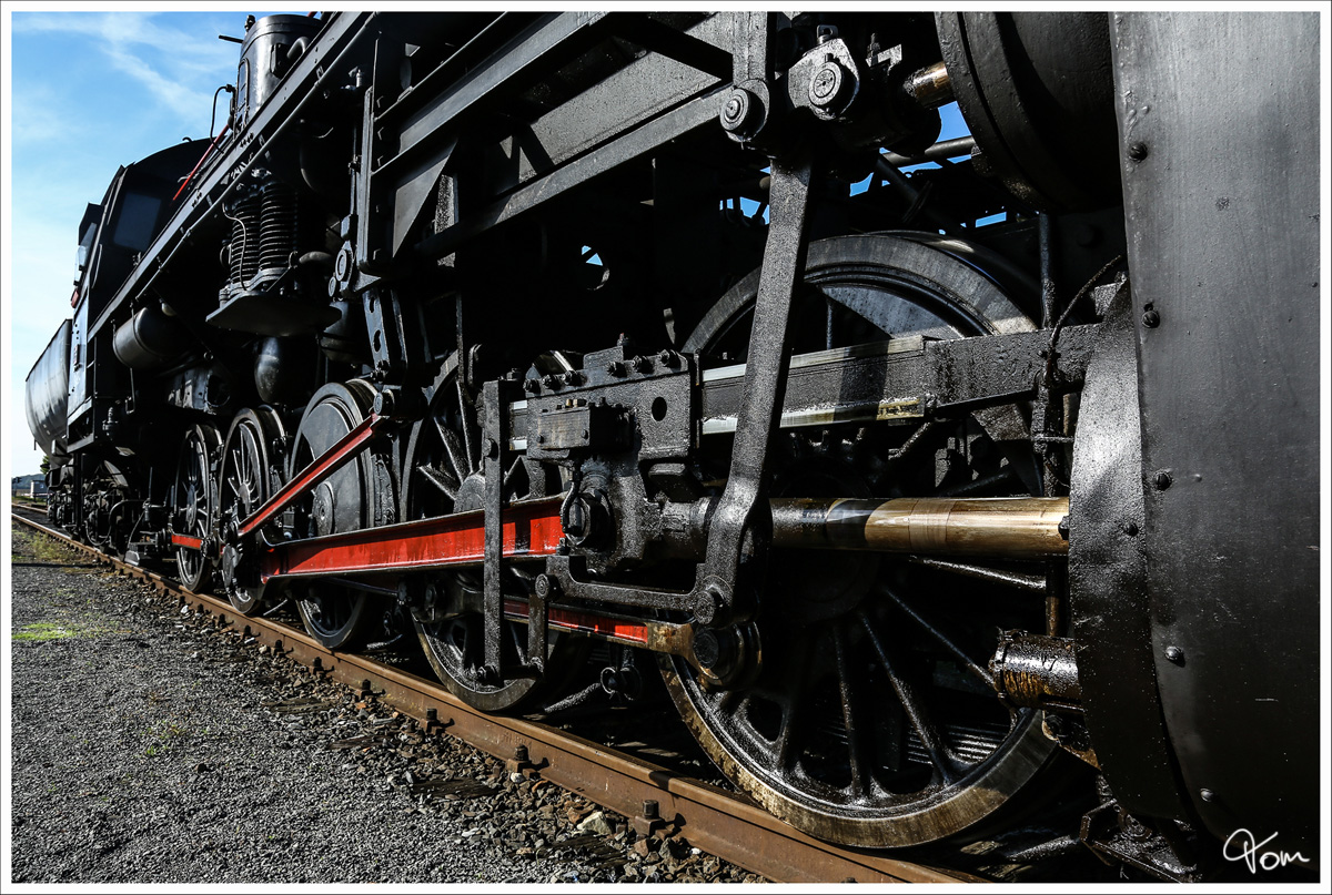 Rder der Damfplok 52.4984  Eberhard  
Fehring 4.10.2013