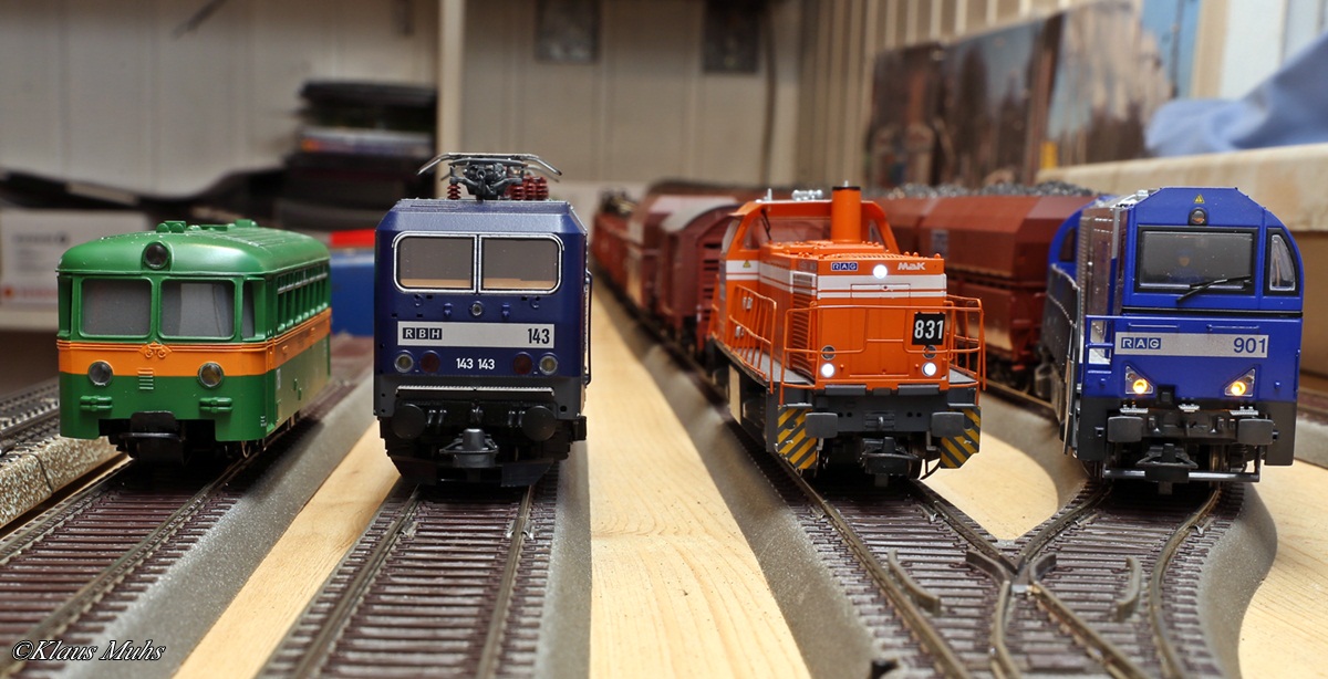 RAG VT750,BR795(Märklin) -  RBH143, BR143(Roco)  -  RAG831,BR274/G1206(Mehano)  -  RAG901,BR273/G2000