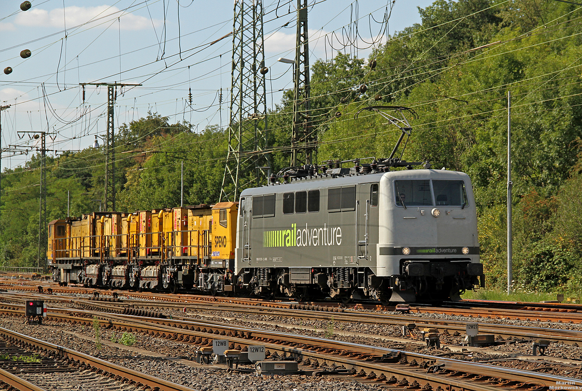 Railadventure 111 210 in Gremberg am 04.08.2020