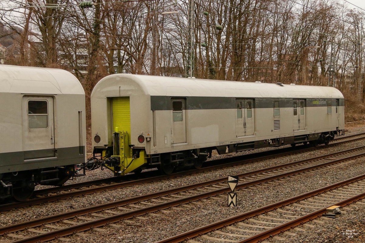 Railadventurewaggon in Wuppertal, am 10.03.2018.