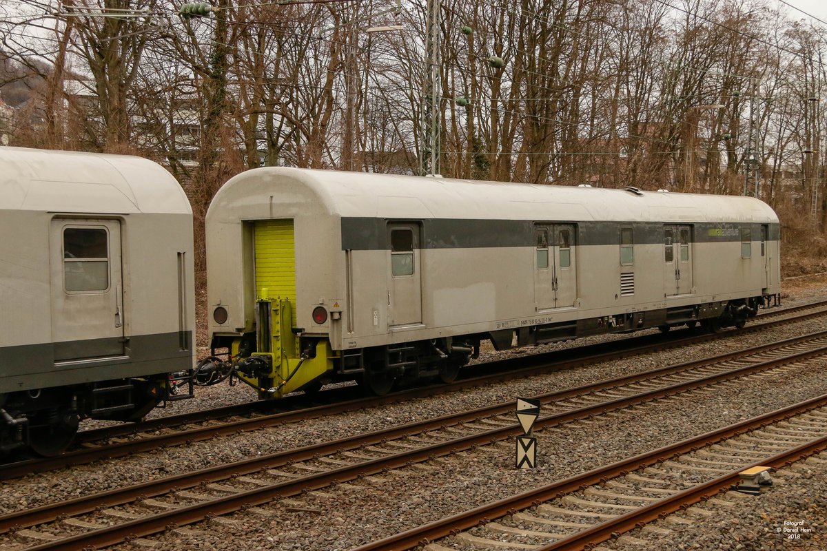Railadventurewaggon in Wuppertal, M�rz 2018.