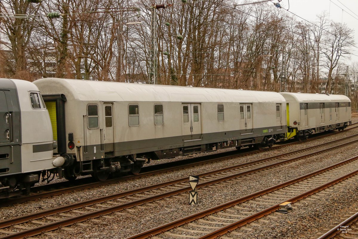 Railadventurewaggons in Wuppertal, M�rz 2018.