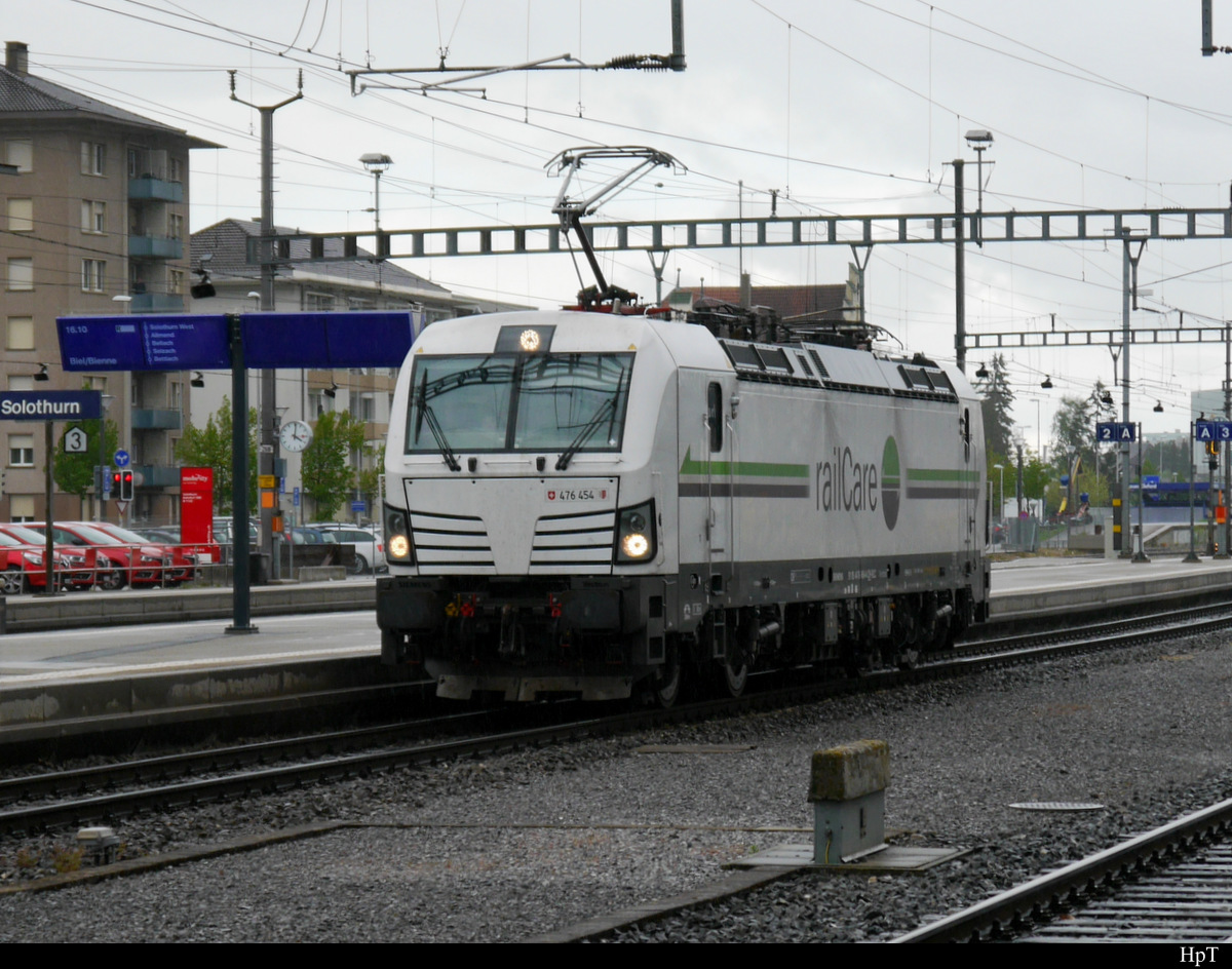 RailCare - Lok 476 454-4 in HB Solothurn am27.04.2019