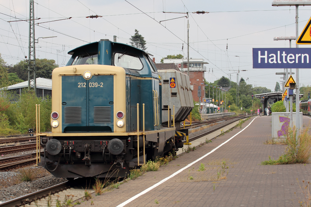 Railflex 212 039-2 in Haltern am See 8.8.2018