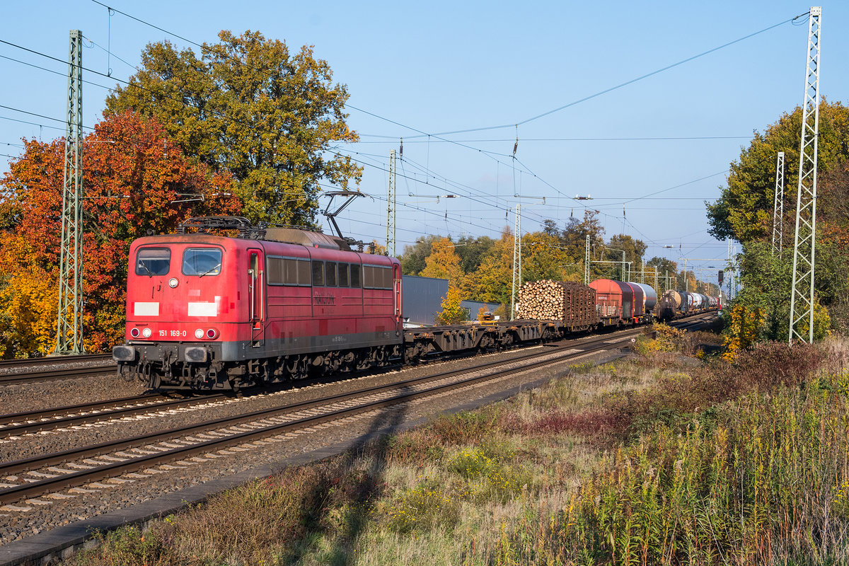 Railpool 151 169-0 am 10.11.2019 in Gütersloh