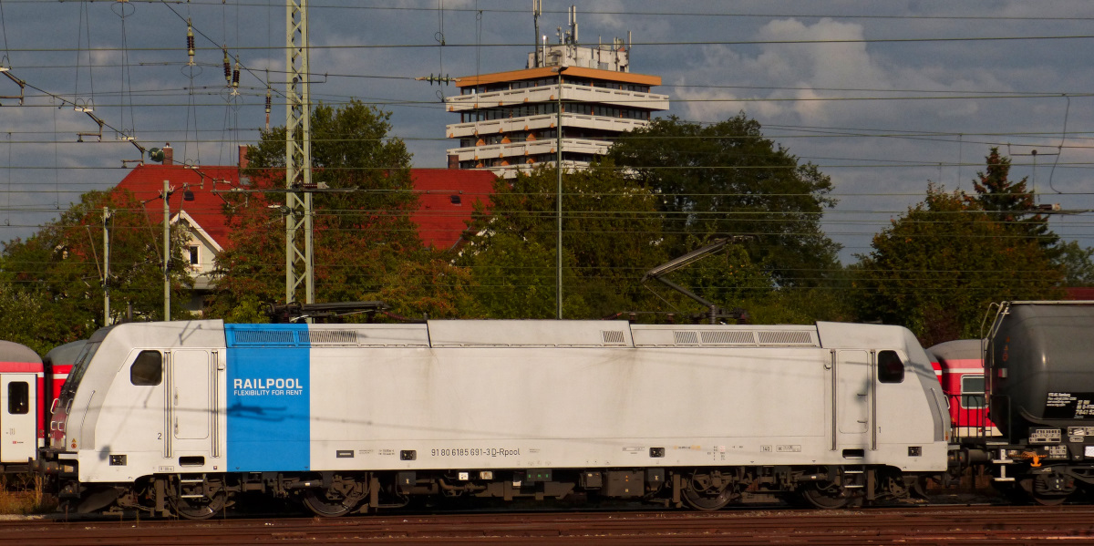 Railpool 185 691-3 Crailsheim 02.09.2015