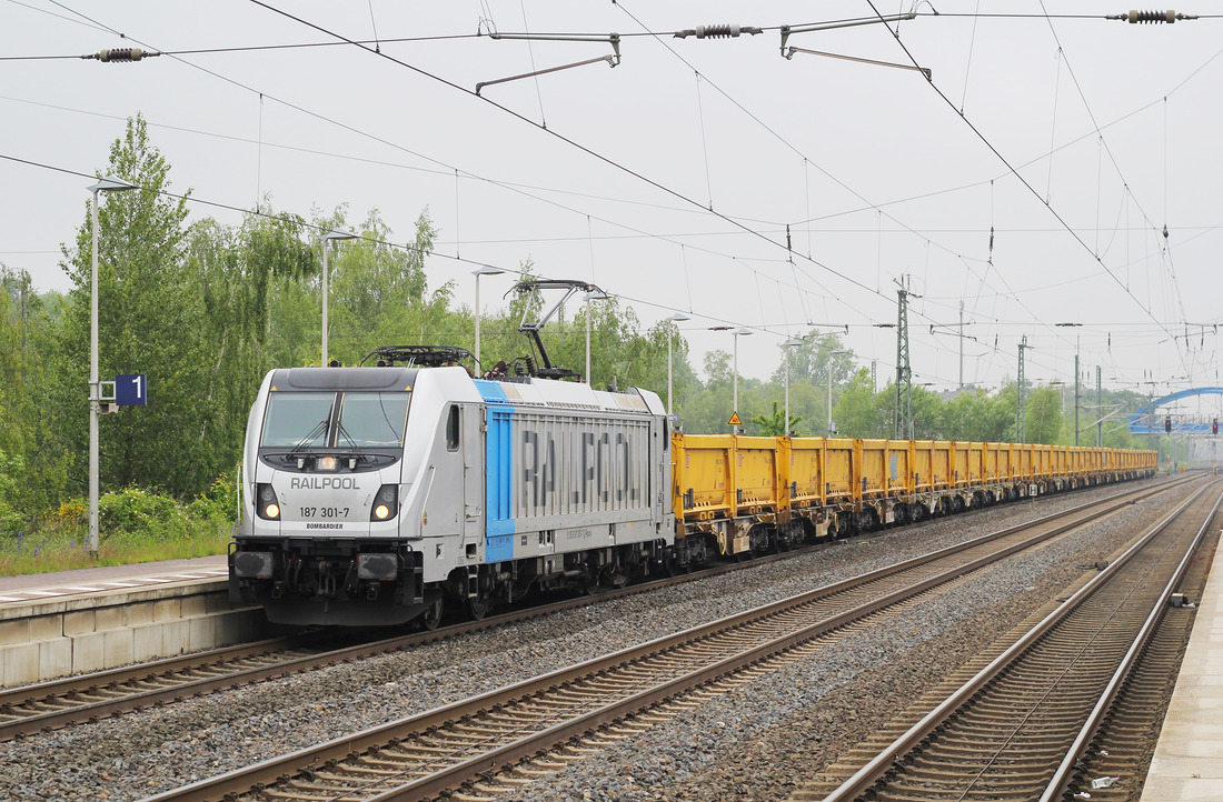 Railpool 187 301 (Mieter ist mir nicht bekannt) // Düren // 20. Mai 2019