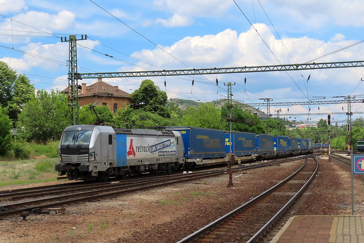 Railpool 193 992-5 unterwegs für Retrack in Budapest-Deli. Budapest, 15.6.2023