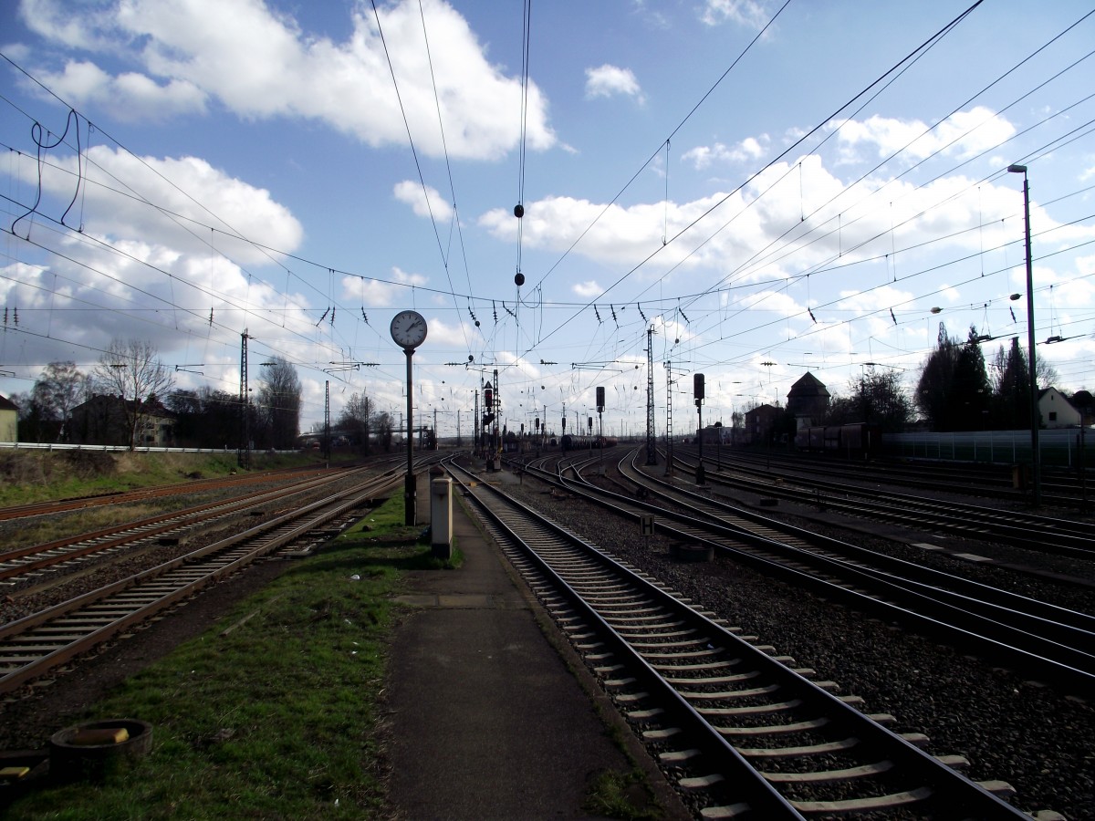 Rangierbahnhof Mainz Bischofsheim am 20.02.14 