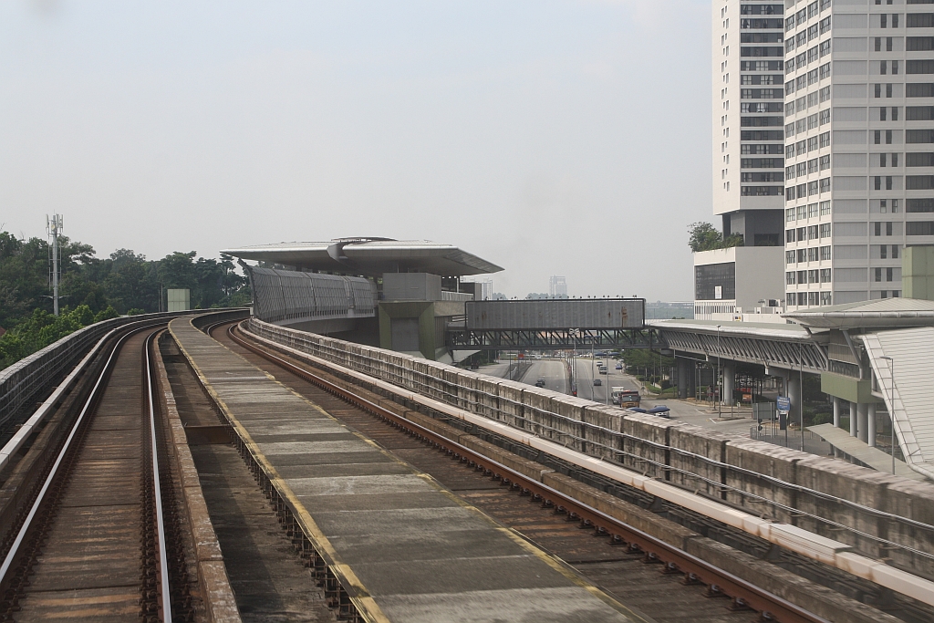 rapidKL MRT Stesen Kampung Selamat (PY03) am 12.März 2024.