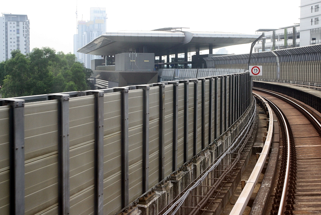 rapidKL MRT Stesen Kota Damansara (KG06) am 12.März 2024.