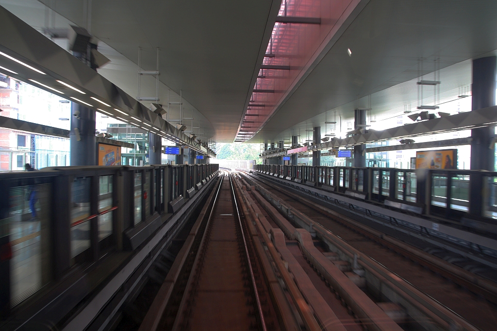 rapidKL MRT Stesen Pusat Bandar Damansara (KG13) am 12.März 2024.