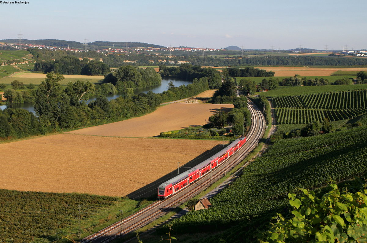 RB 19138 (Ulm Hbf-Bad Friedrichshall Hbf) mit Schublok 146 217-5 bei Northeim 16.8.16