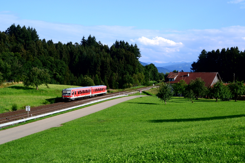 RB 22860 Aulendorf - Lindau Hbf bei Höhenreute am 01.08.2016
